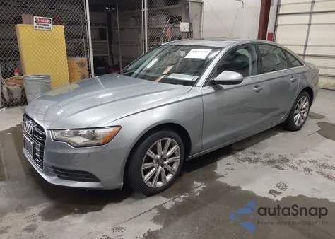 2013 Audi A6 2.0T Premium from USA, damaged, VIN WAUGFAFC6DN027147